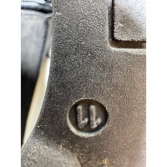 B52 By Bullboxer Devin Wedge Boots Sz 11 Black 595 Moto Combat Original Style - Picture 6 of 9